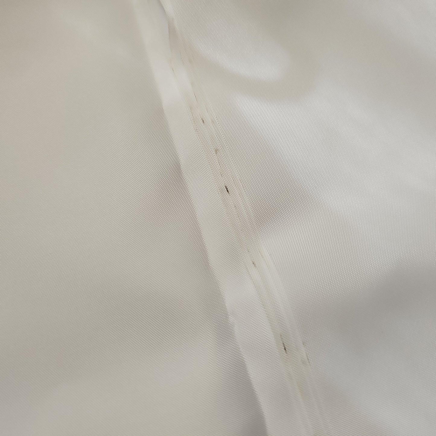 ハトメ付き　白生地　【60cm×120cm】　リボン付き