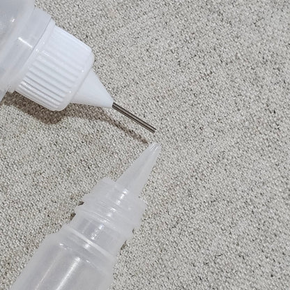 AquaGlue ペン型プラスチック容器 ユニコーンボトル ニードルボトル ガラス絵の具用ペンボトル