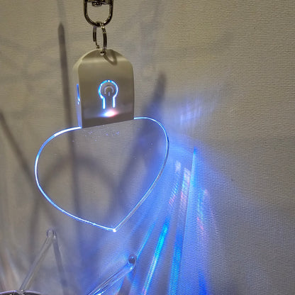 光る! アクリルライト  7色 レインボー