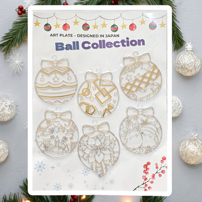 Ball Collection  アートプレート ボールコレクション ボール オーナメント クリスマス  Designed in Japan