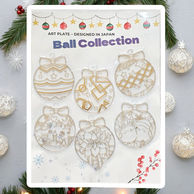 【単品販売】 Ball Collection  アートプレート ボールコレクション  Designed in Japan Christmas