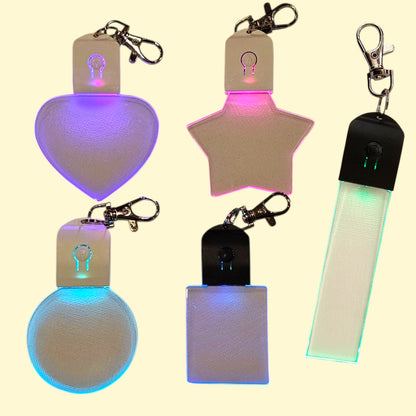 光る! アクリルライト  7色 レインボー