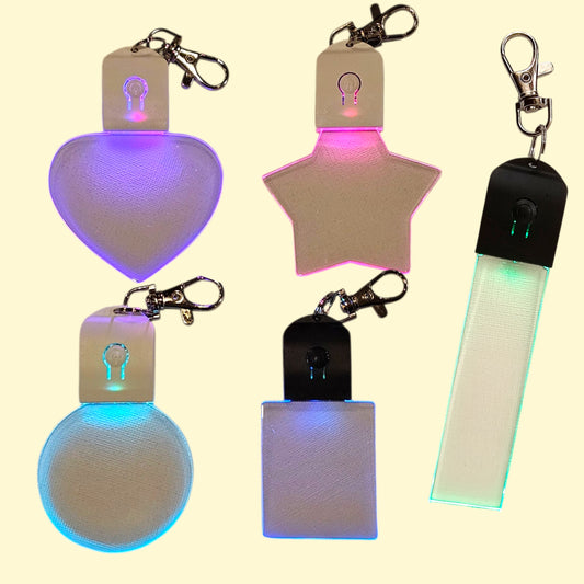 光る! アクリルライト  7色 レインボー