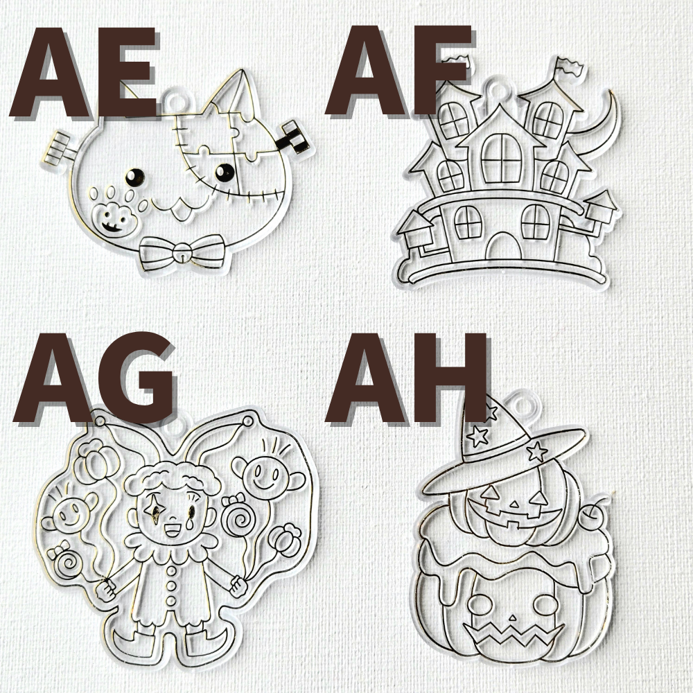 【単品販売】 Autumn Collection  アートプレート オータムコレクション ハロウィン  Designed in Japan Halloween