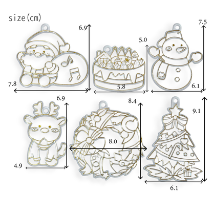 Winter Collection  アートプレート ウィンターコレクション オーナメント クリスマス  Designed in Japan